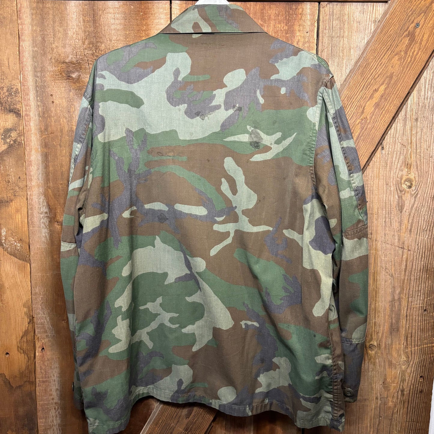 Vintage Camo Button Light Jacket