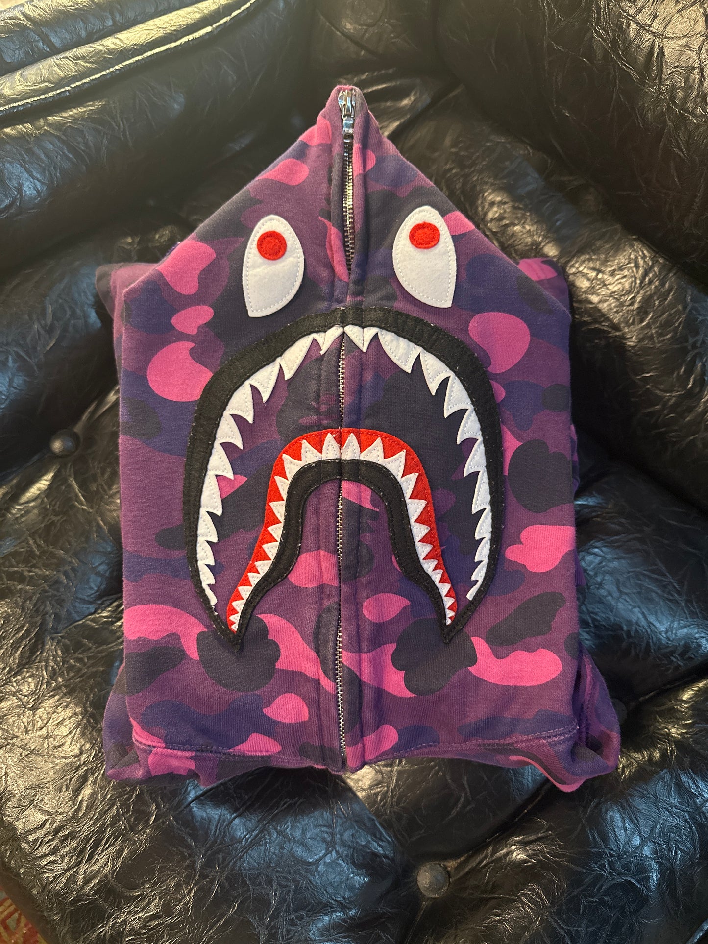 Bape Full Zip Camo Hoodie