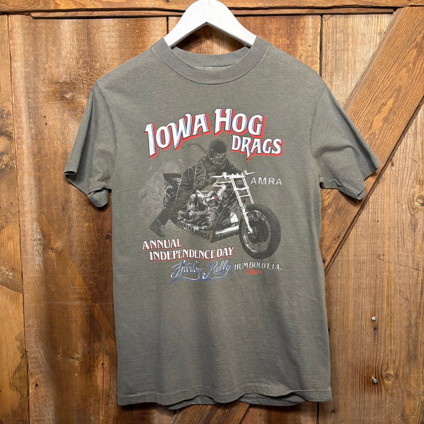 1986 Iowa Hog Drags Tee