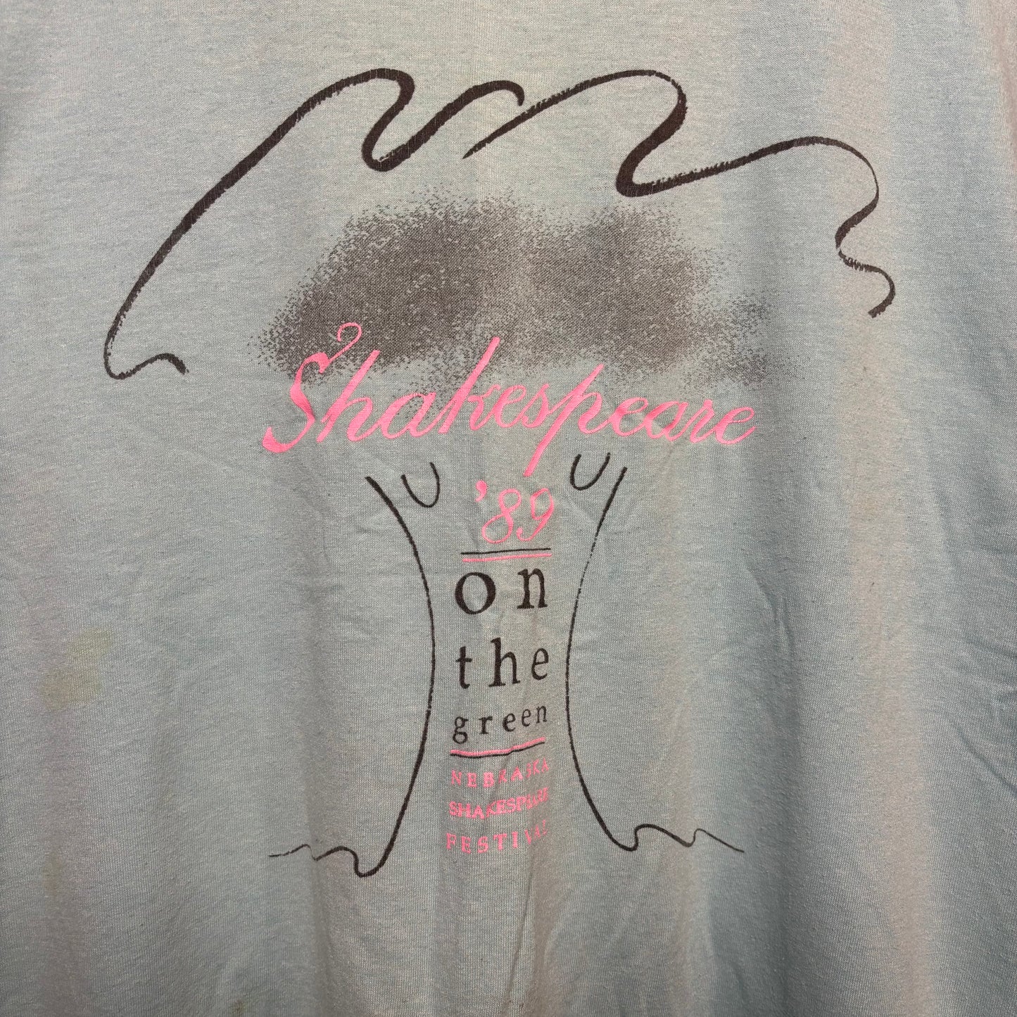 vtg '89 Shakespeare On The Green Tee XL