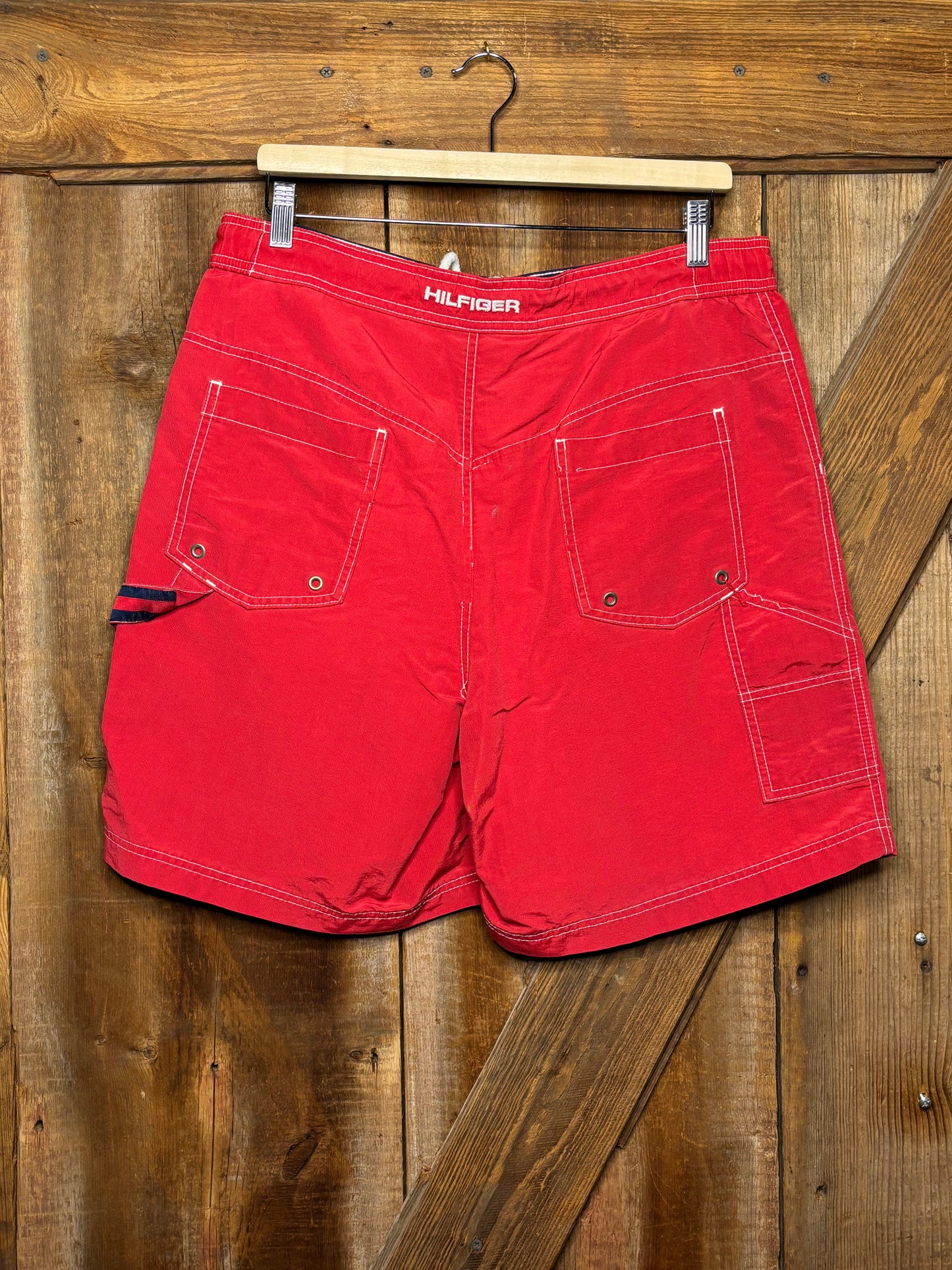 vtg Tommy Trunks Red