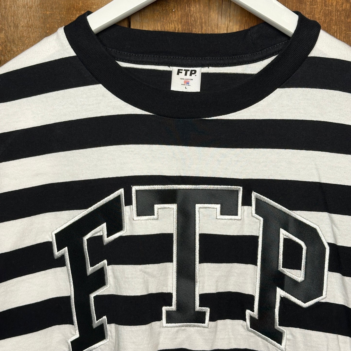 FTP Striped Arch Logo Tee