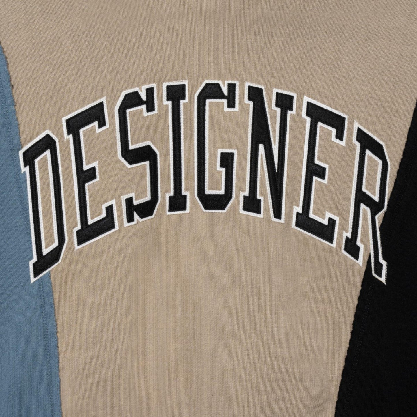 DESIGNER PANEL HOODIE WAVE