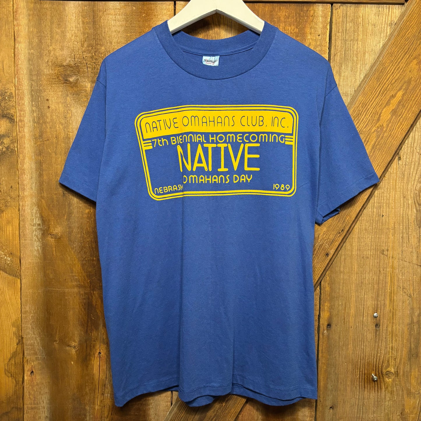 vtg native Omahans Tee L