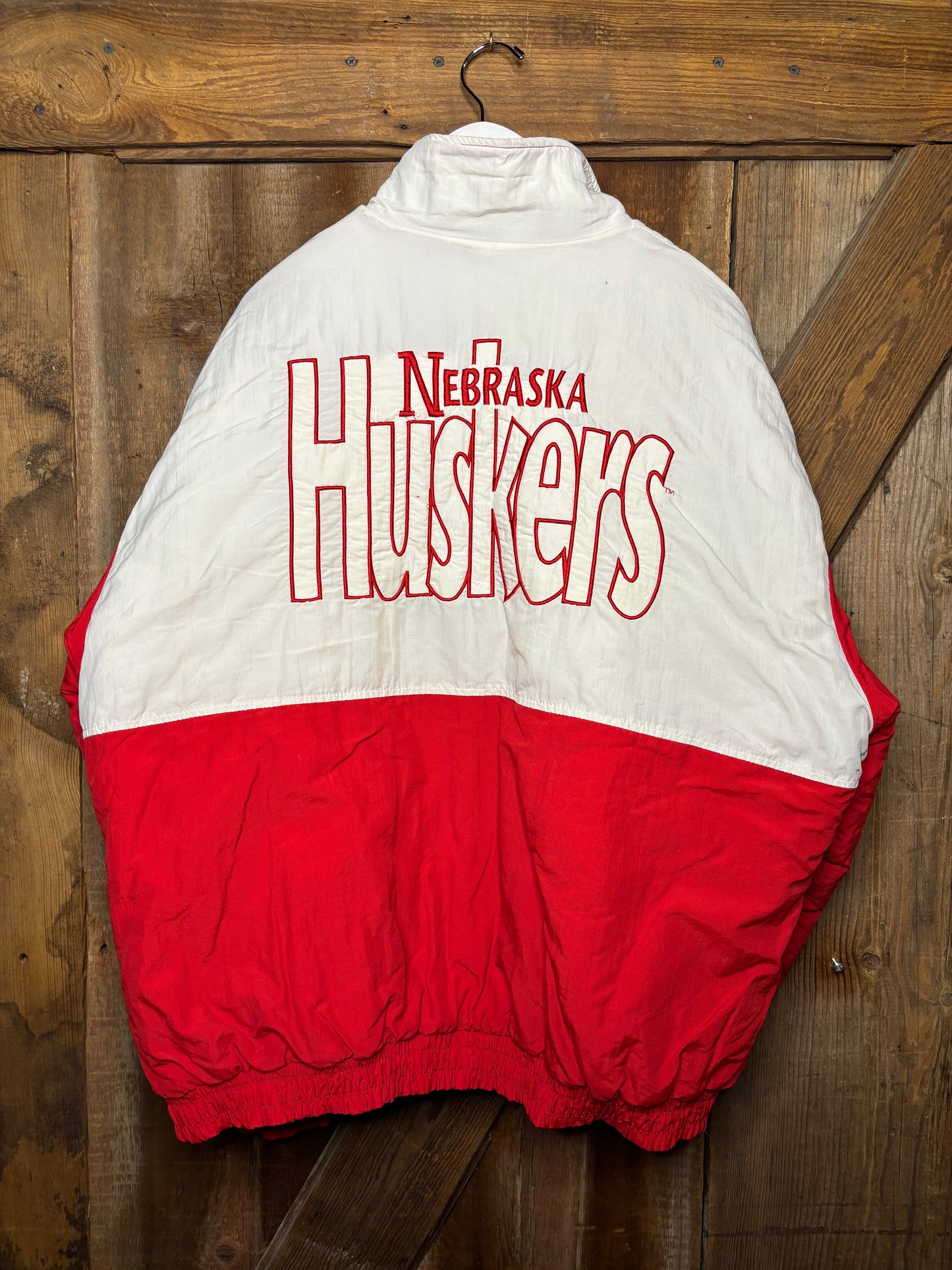 vtg Nebraska Puffer Coat