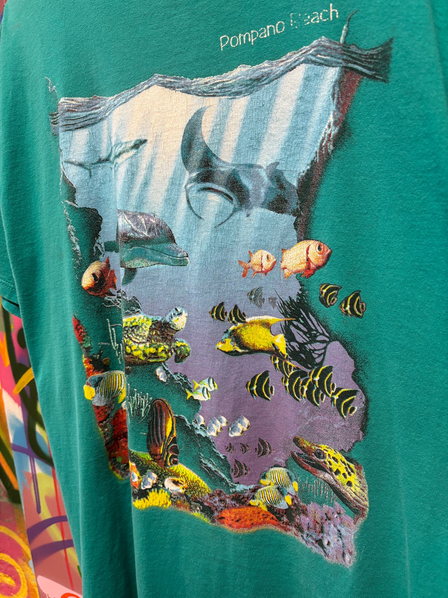 vtg Pompano Nature Scene L