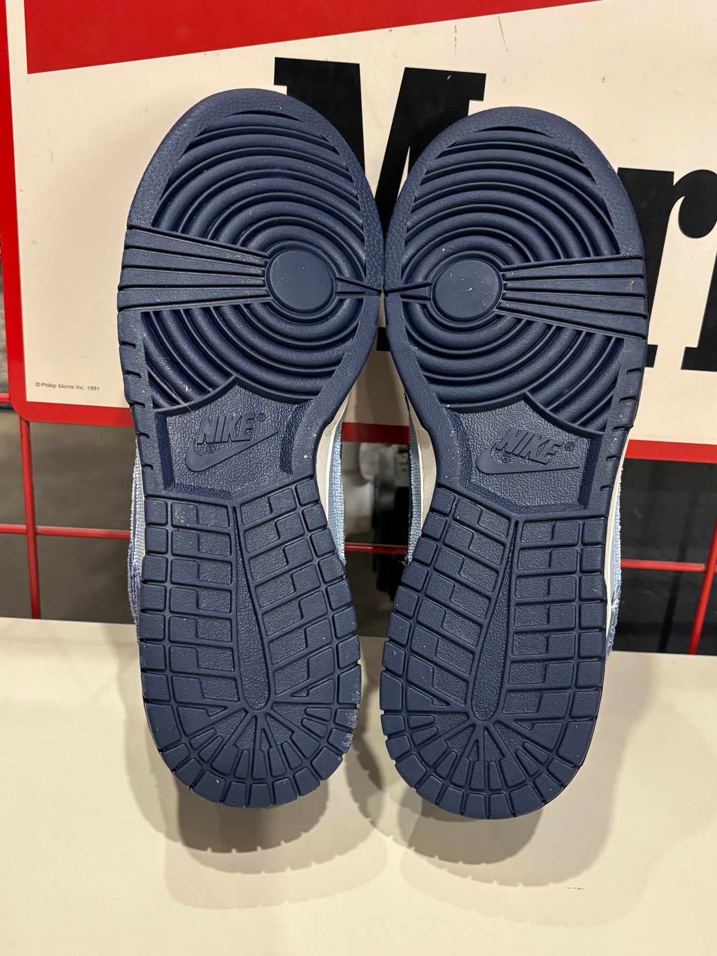 Nike Dunk Armory Blue Denim Used Rep Box
