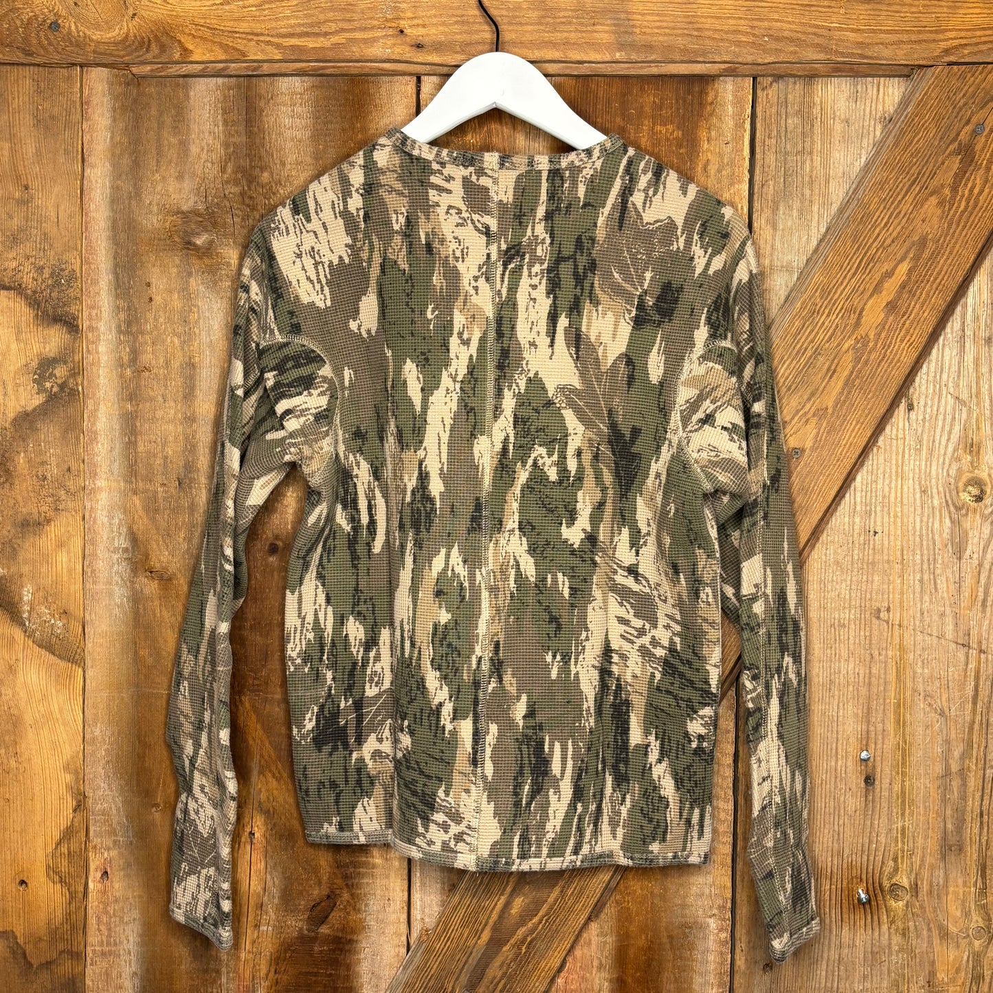 No Maintenance Waffle Thermal Long Sleeve Camo