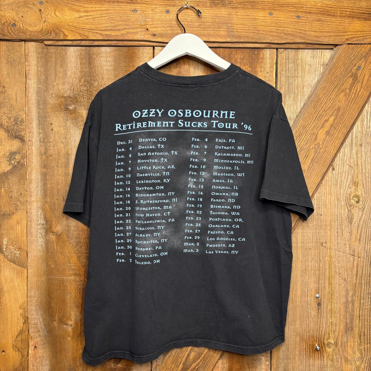 1996 Ozzy Retirement Tour