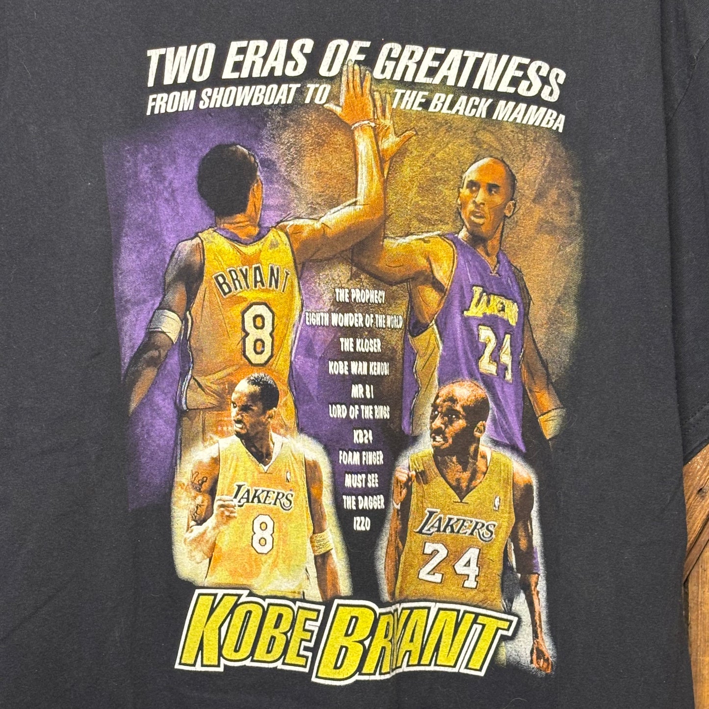 y2k Kobe Bryant Rap Tee