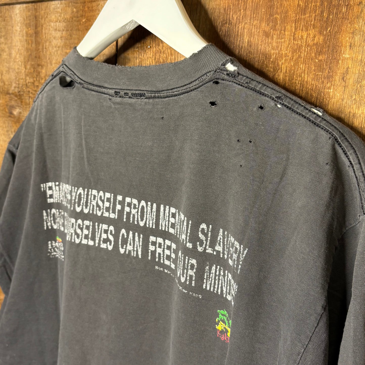 vtg Bob Marley Redemption Song Quote