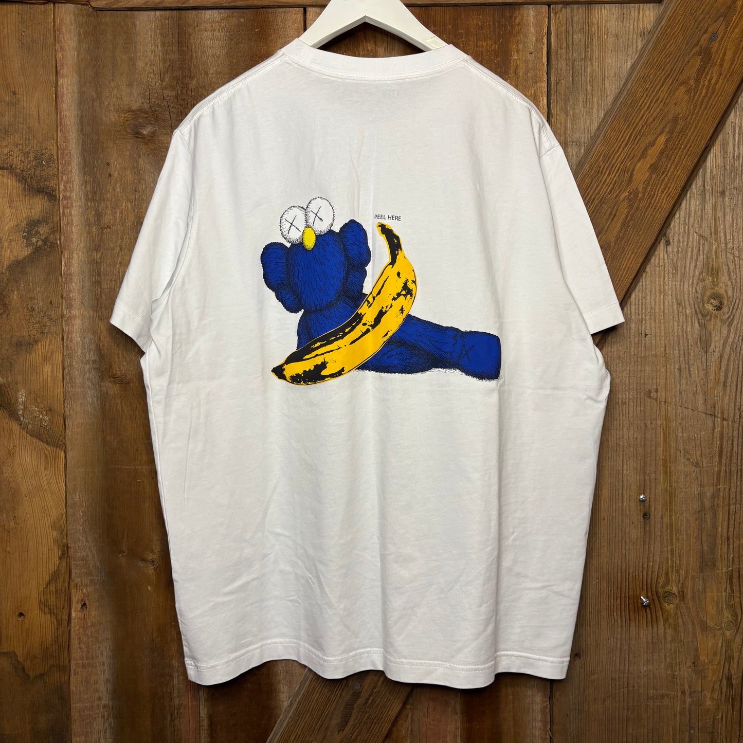 Uniqlo X KAWS + Andy Warhol Peel Here Banana Art