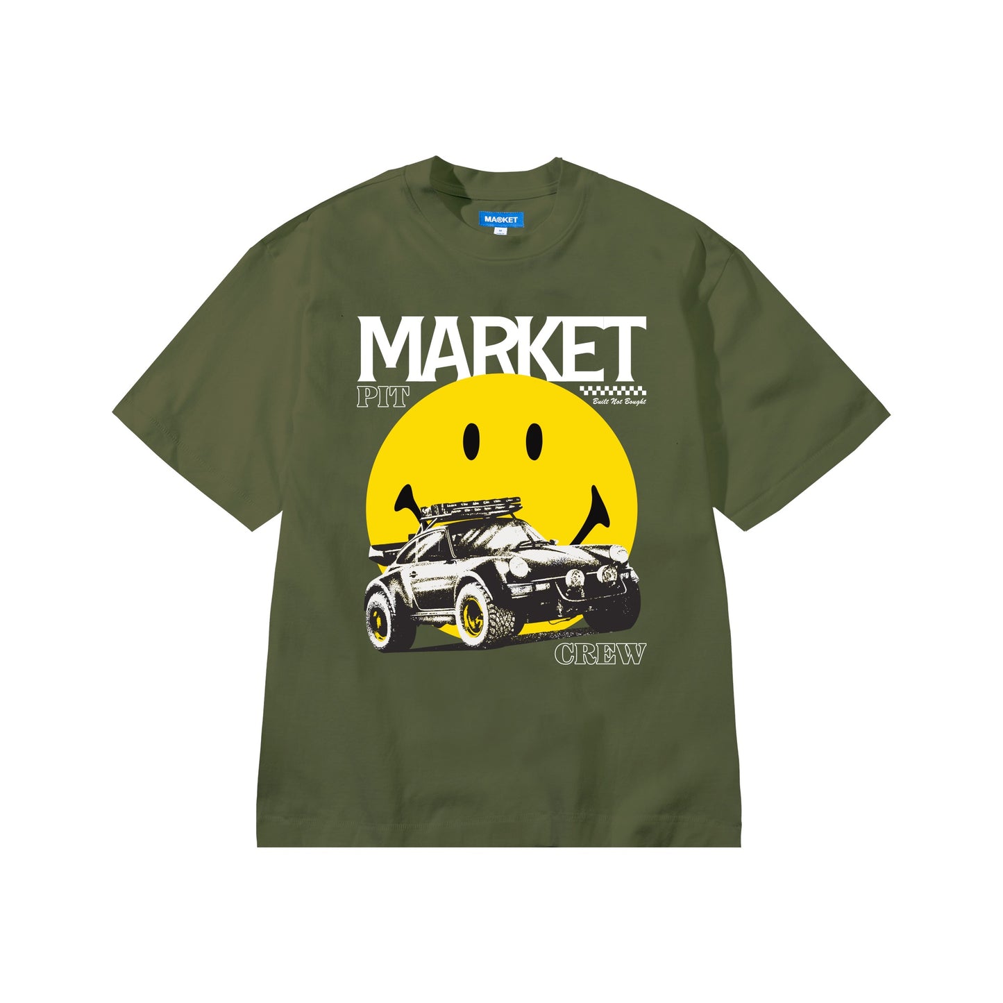 Market SMILEY ALL FOUR T-SHIRT GREEN