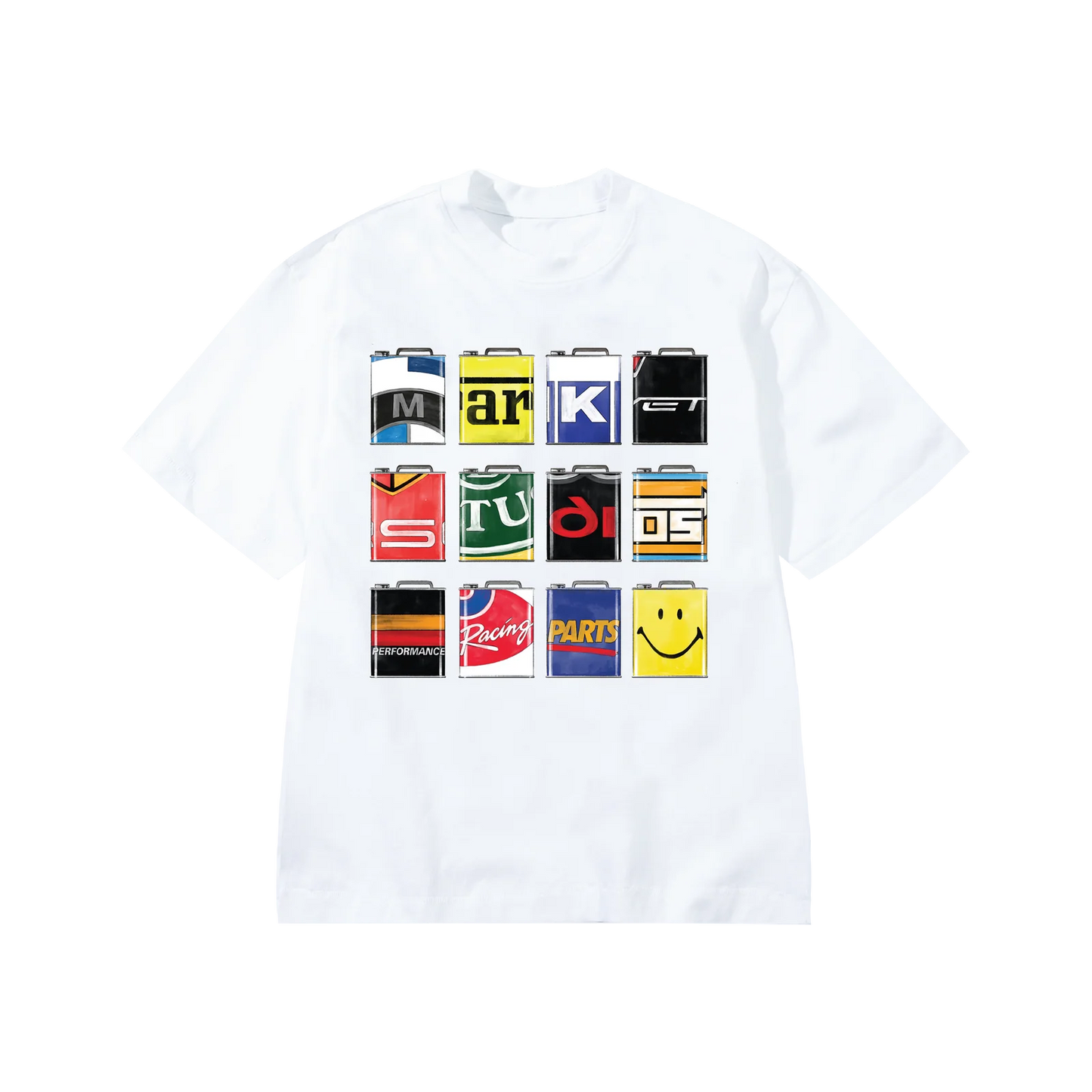 SMILEY OIL CAN T-SHIRT