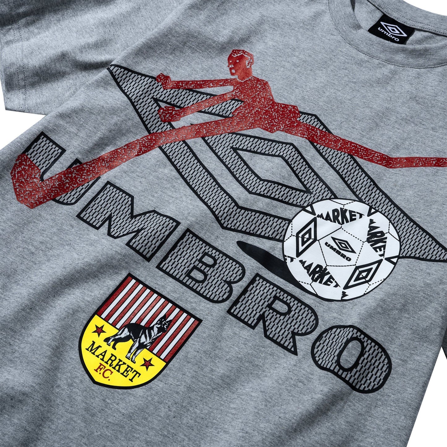 MARKET RUNNING MAN TEE GREY New