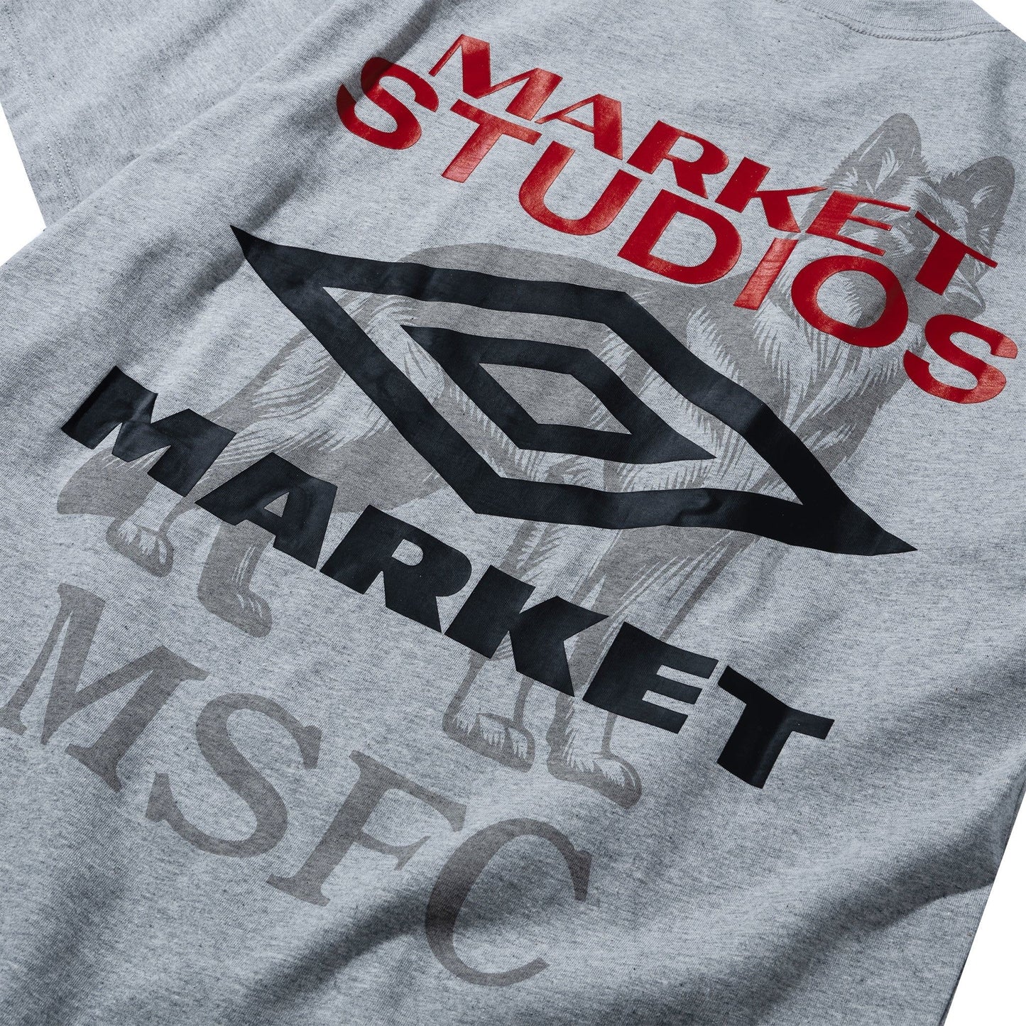 MARKET RUNNING MAN TEE GREY New