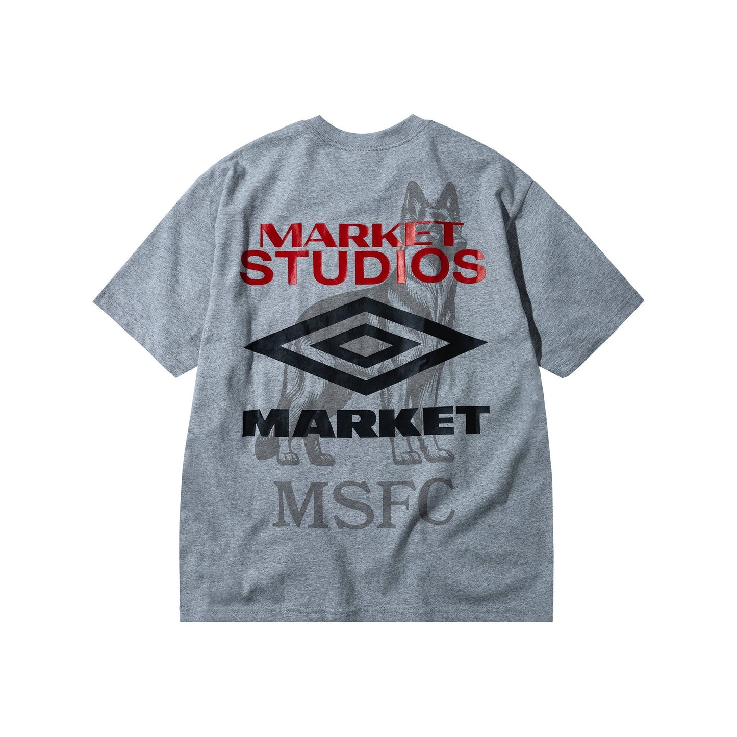 MARKET RUNNING MAN TEE GREY New