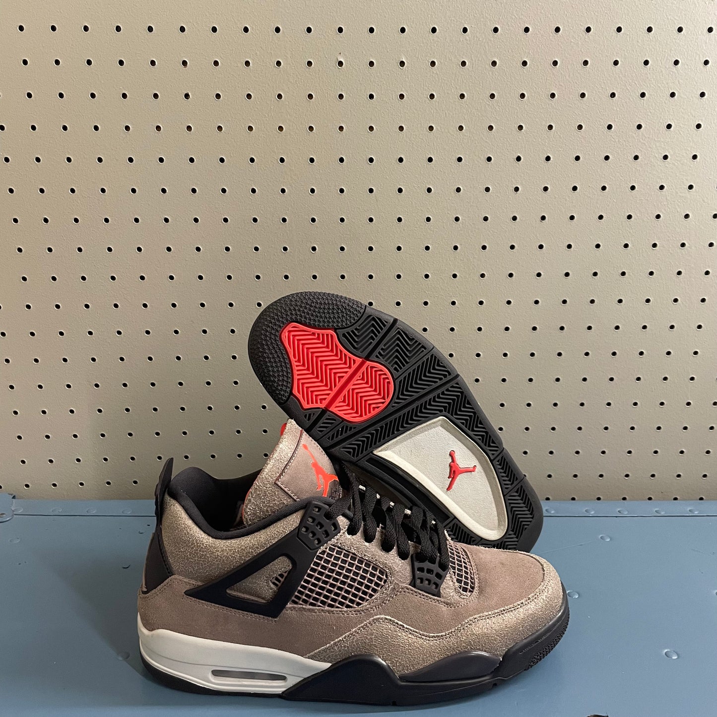 AJ4 Taupe Haze Sz 10