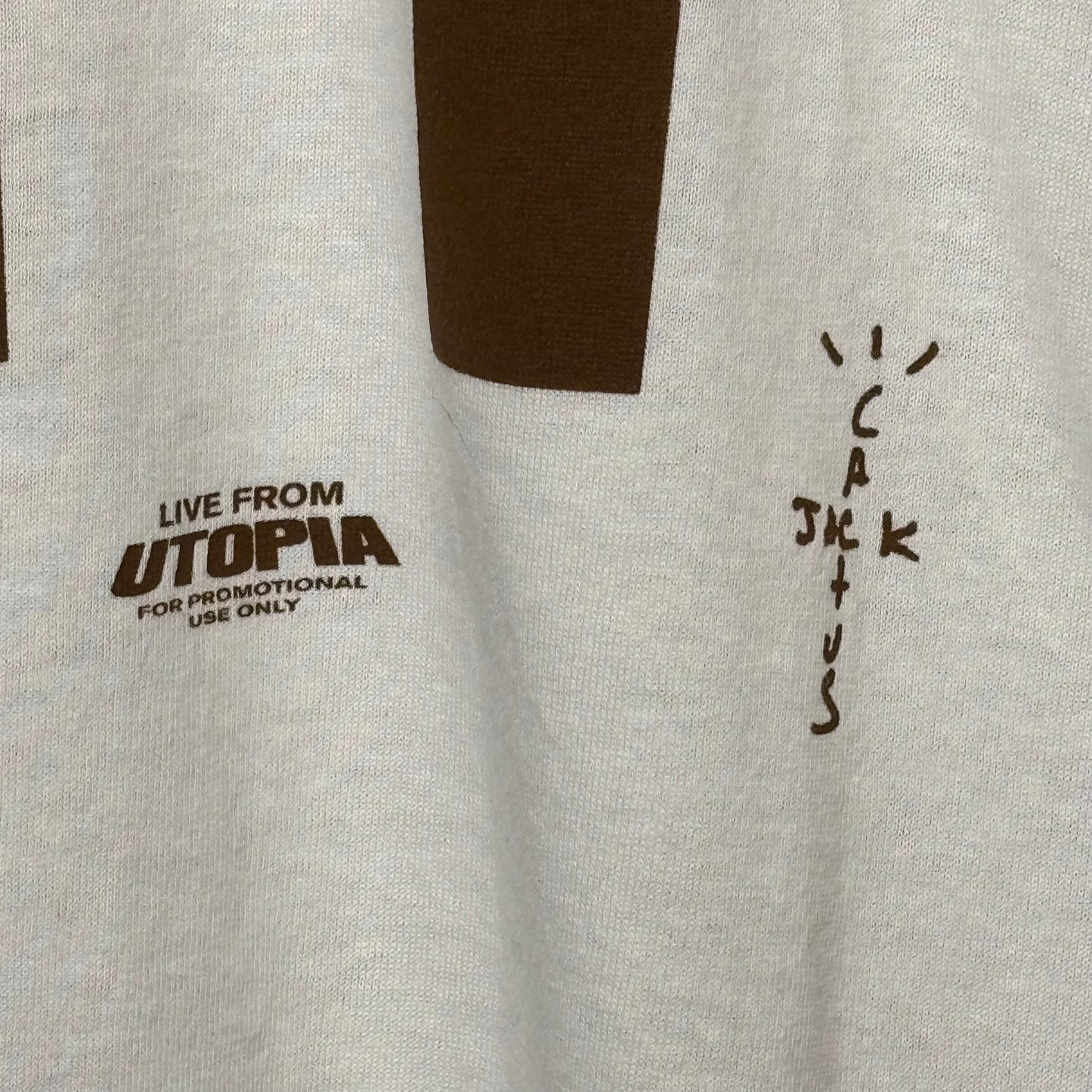 Travis Scott Yup White Tee
