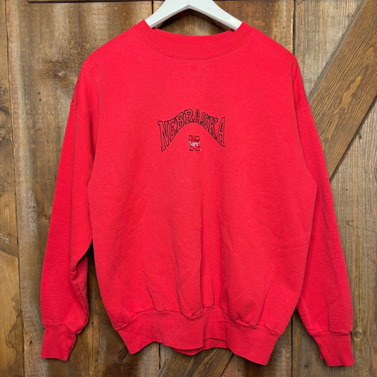 90s Wavy Nebraska Logo Crewneck