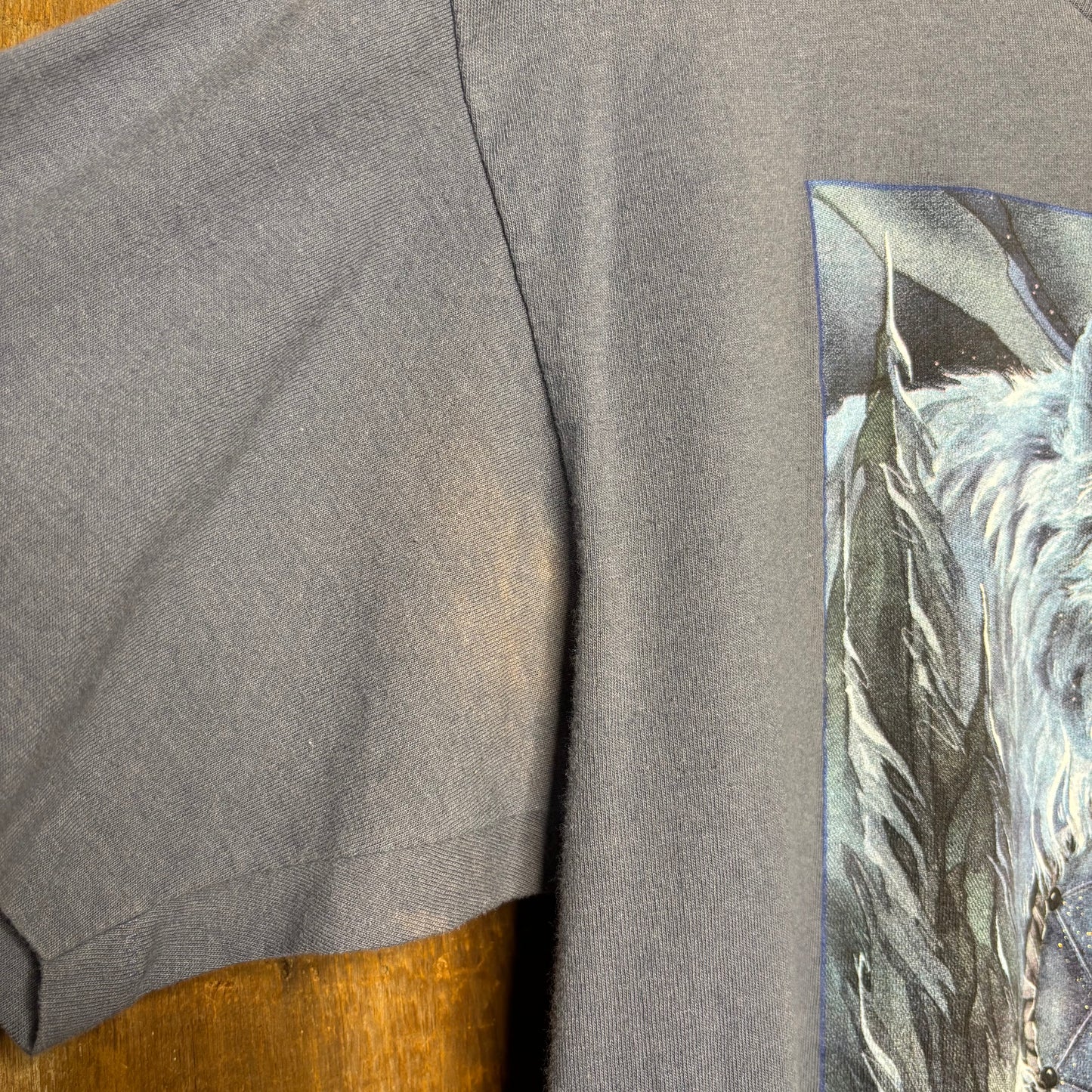 vtg Wolves Dreamcatcher Tee L