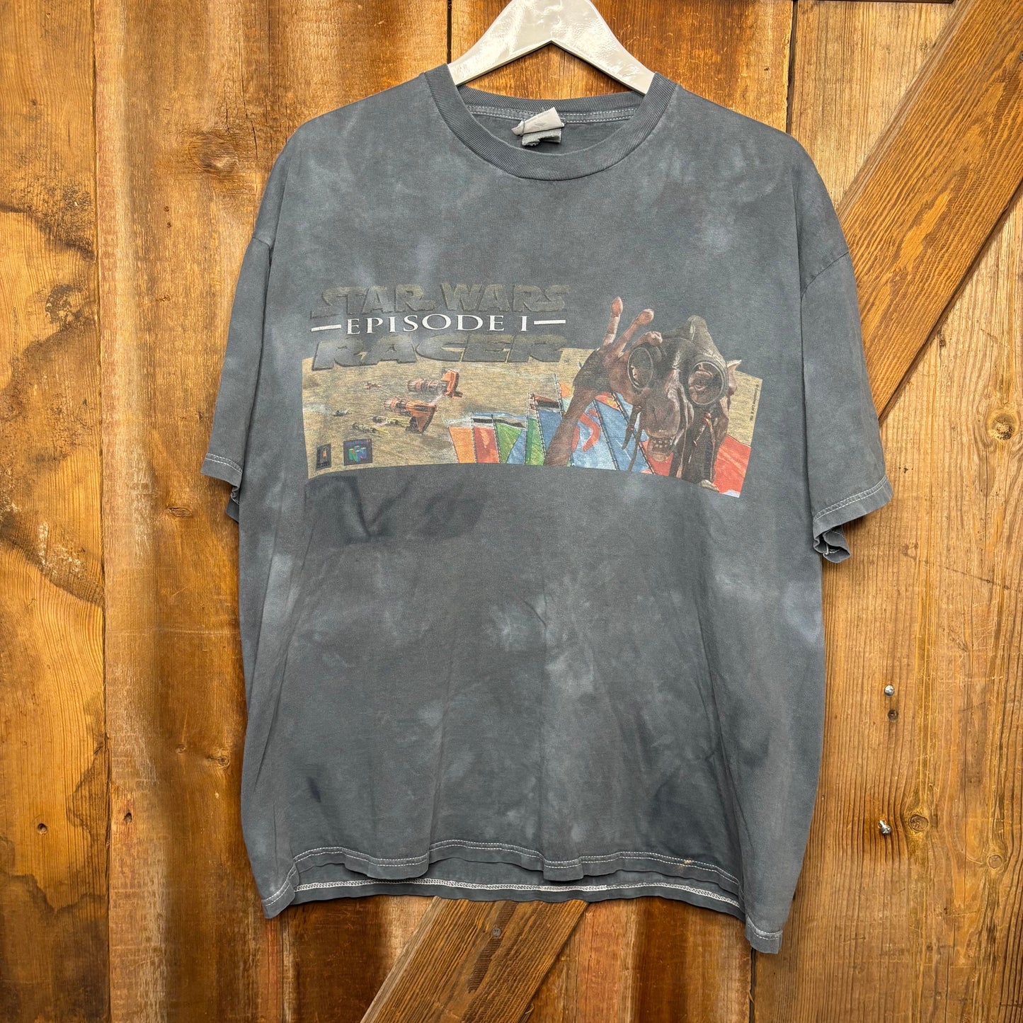 vtg Star Wars Episode 1 Dye Tee