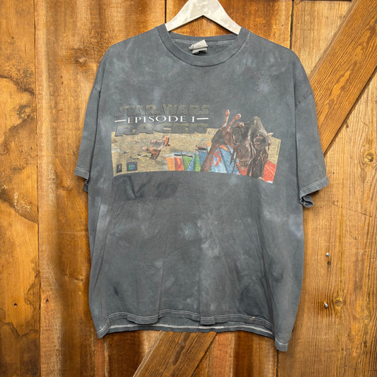 vtg Star Wars Episode 1 Dye Tee