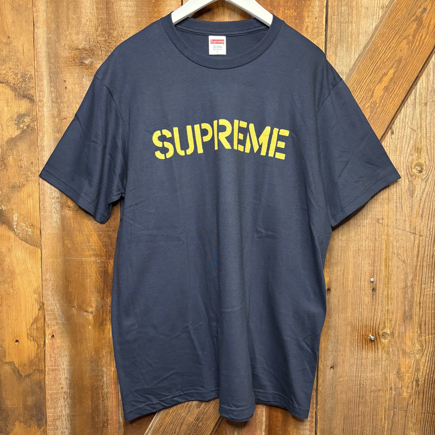 Supreme Hard Tee Navy