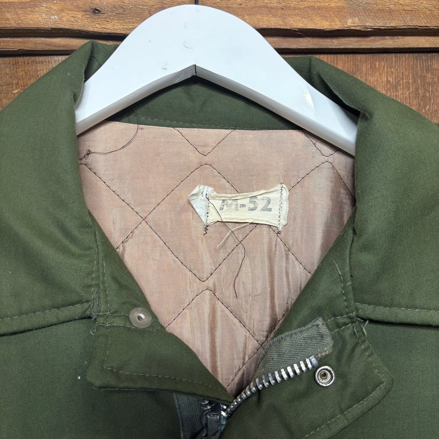 Vintage M-52 Olive Zip Coat