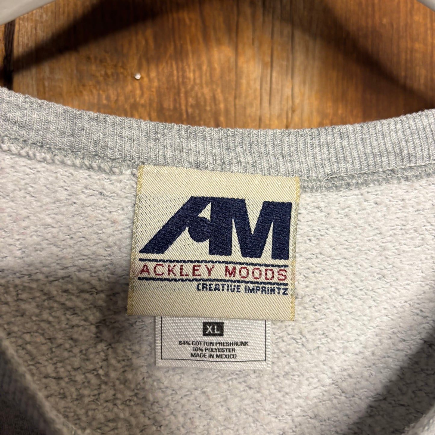 y2k UNO Hockey Embroidered Crew