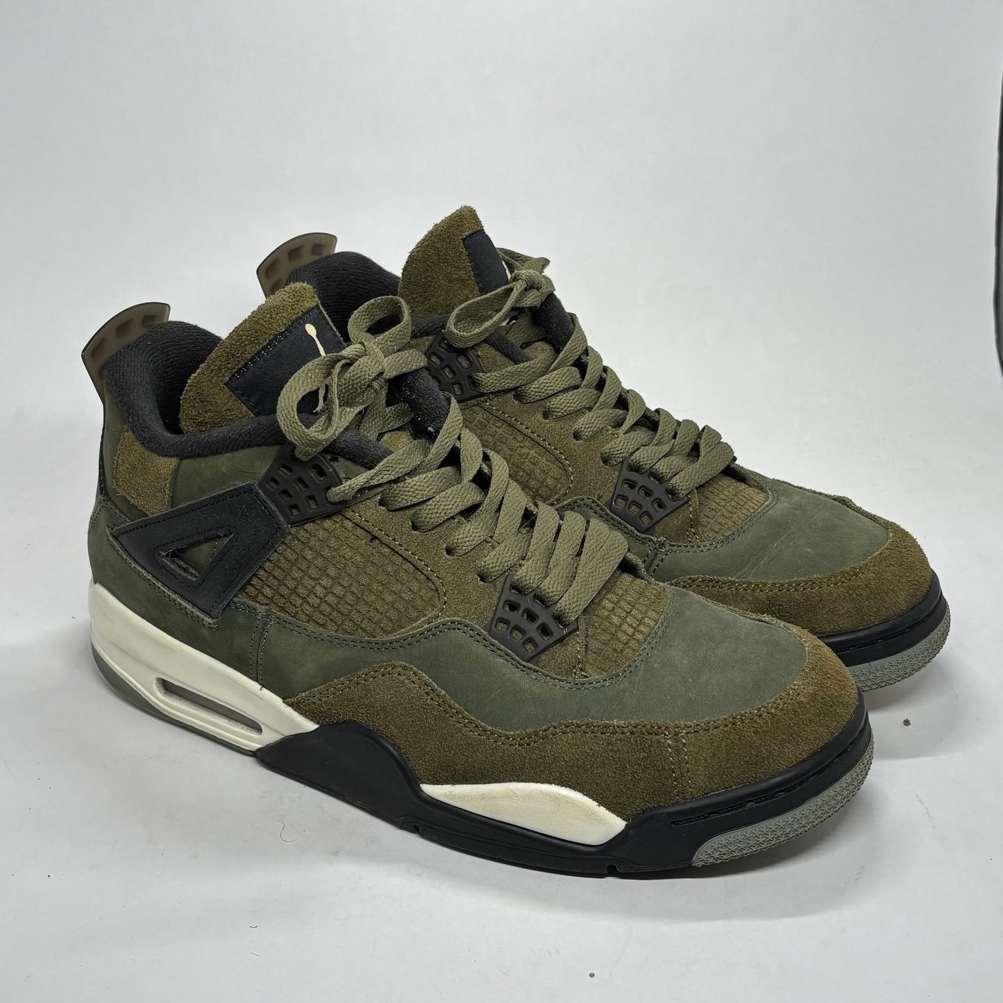 Jordan 4 Kraft OliveUsed