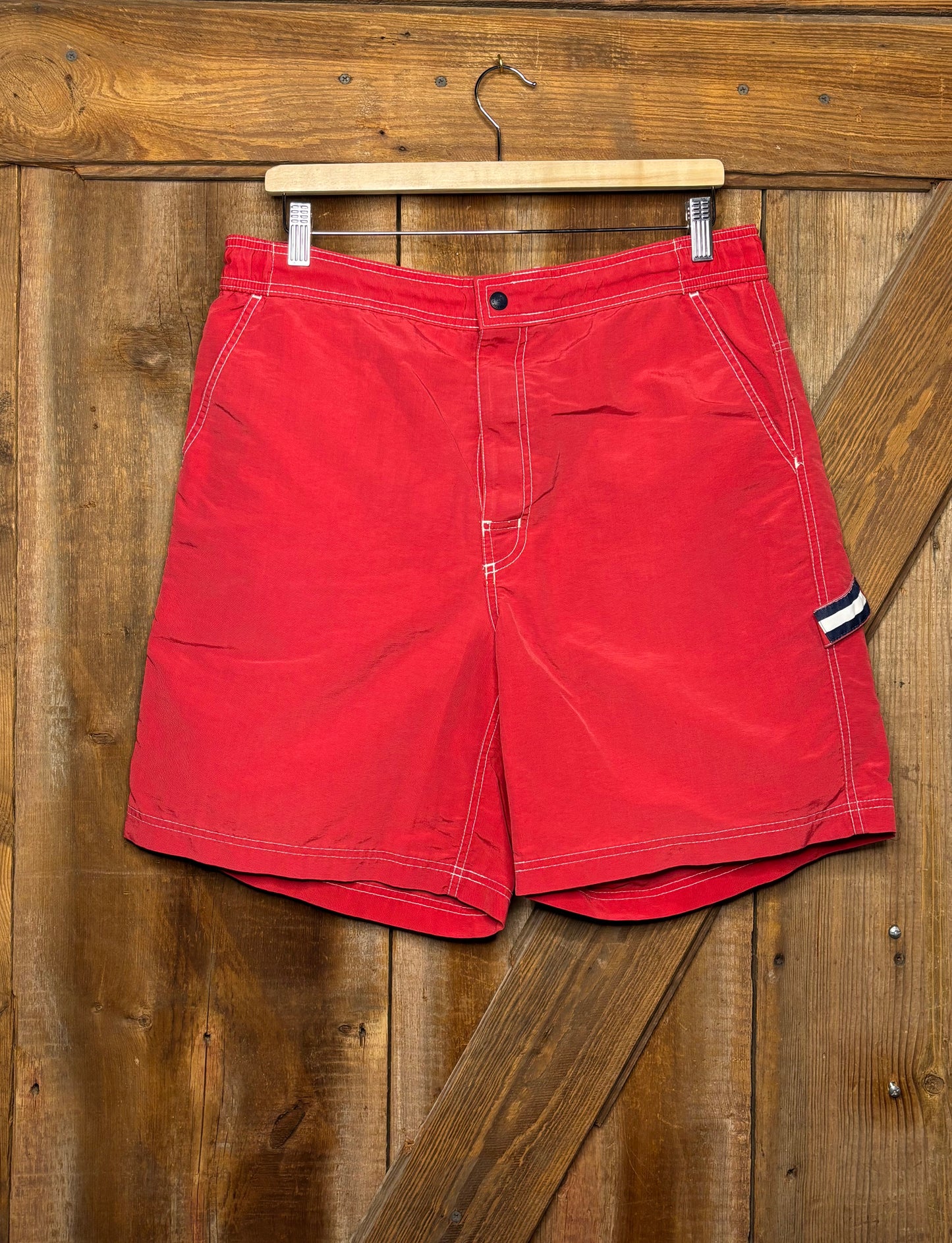 vtg Tommy Trunks Red
