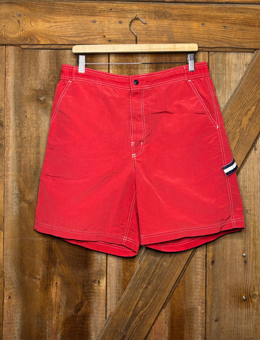 vtg Tommy Trunks Red