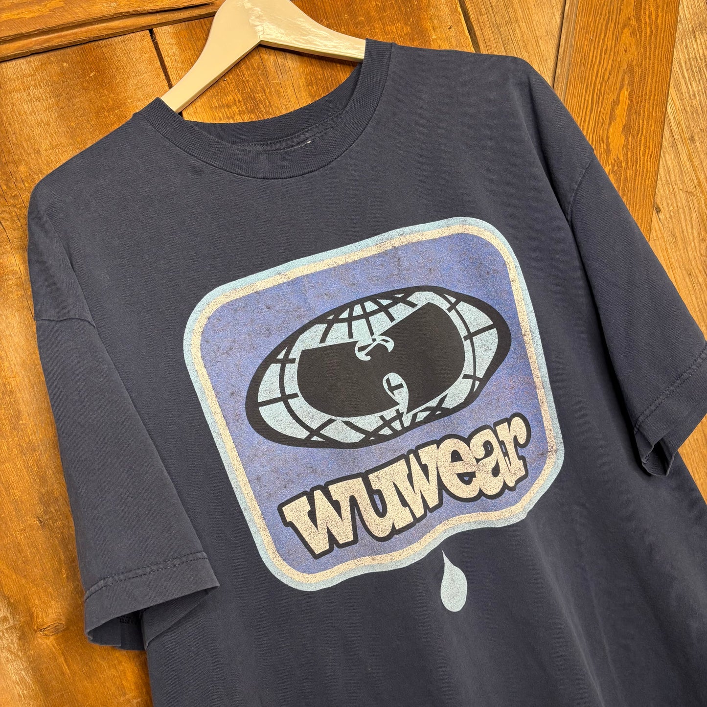 Vtg Wu Wear Globe Logo