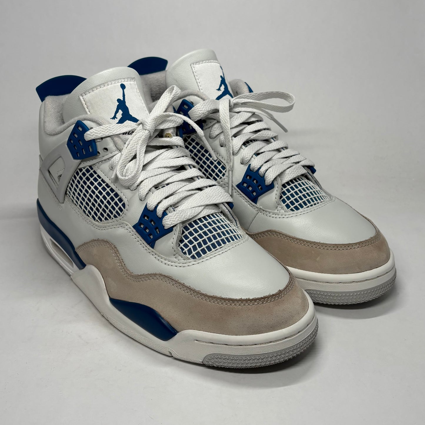 Jordan 4 Military Blue White Used