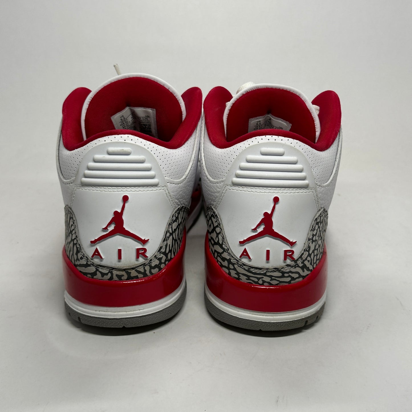 Jordan 3 Cardinal Used