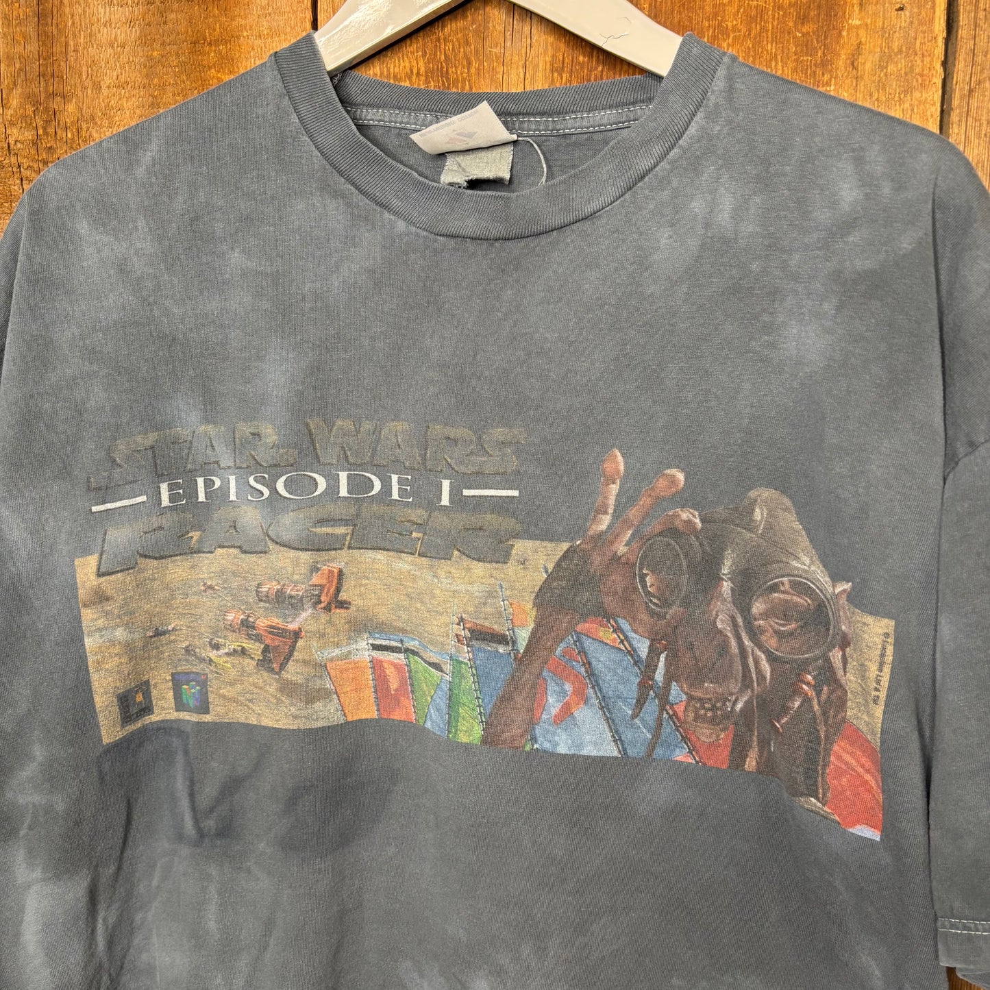 vtg Star Wars Episode 1 Dye Tee