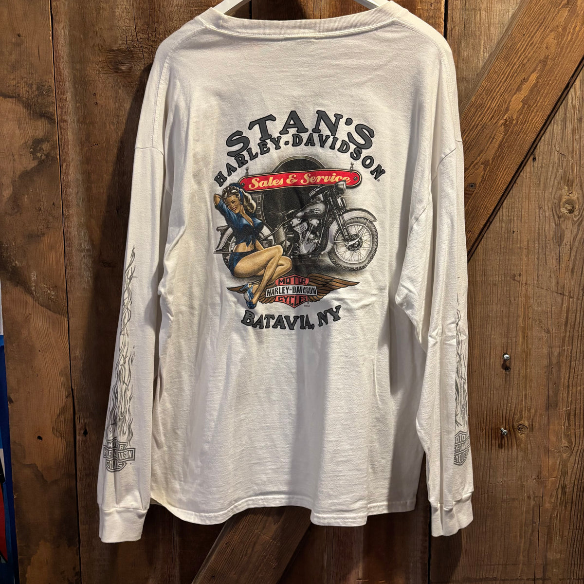 y2k Harley Davidson Eagle Sketch LS