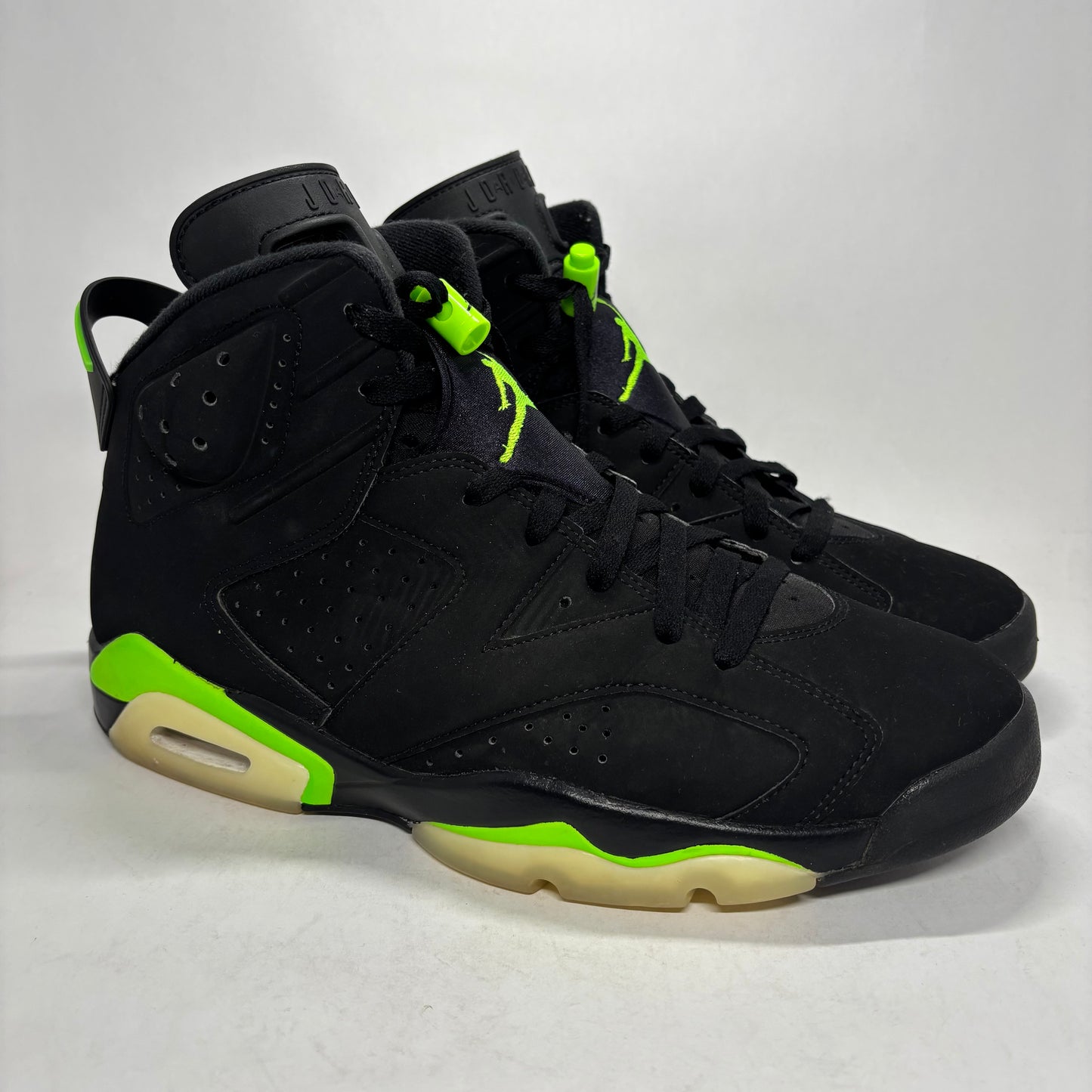 Jordan 6 Slime Green Used No Box