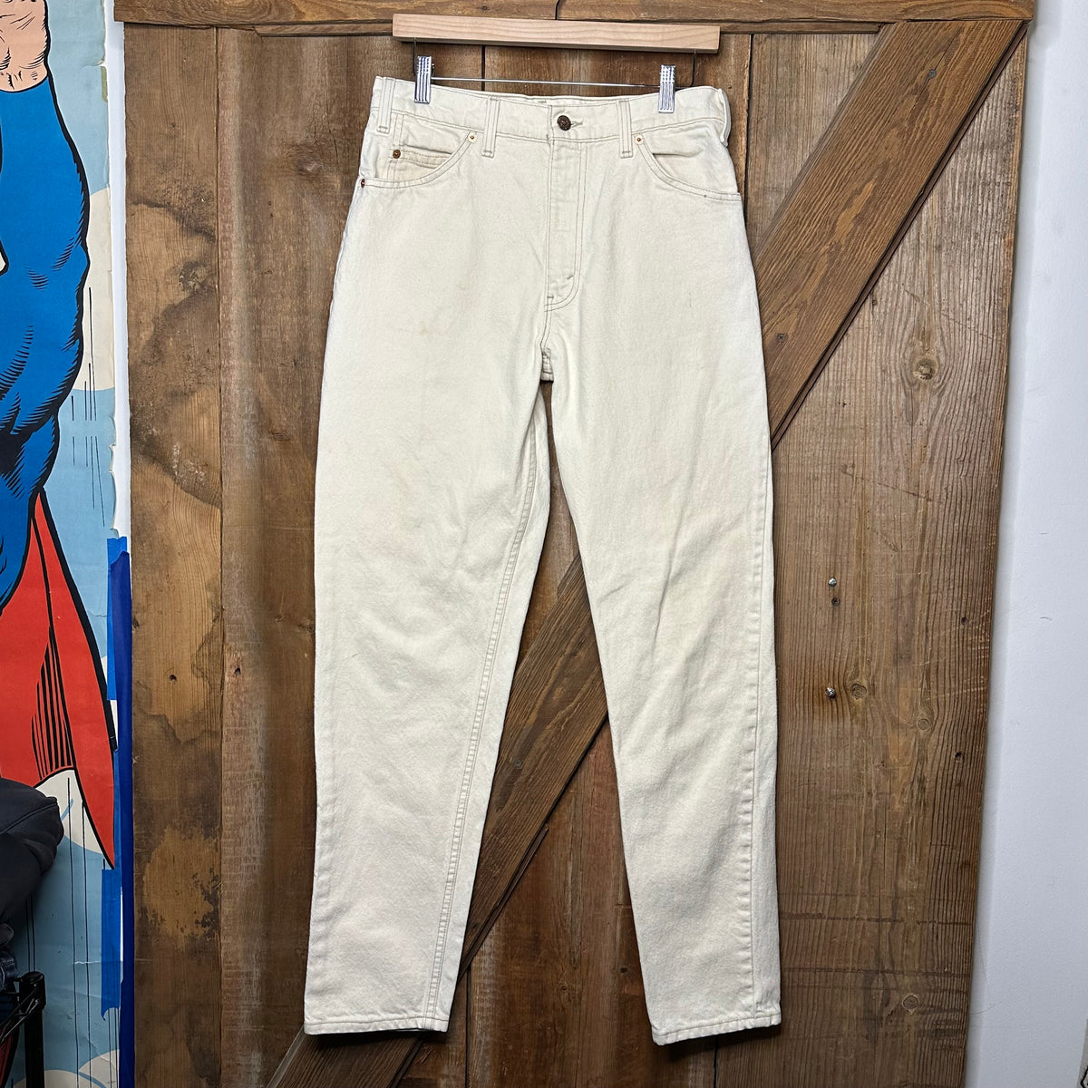 90s Levi's 550 Bleach Wash