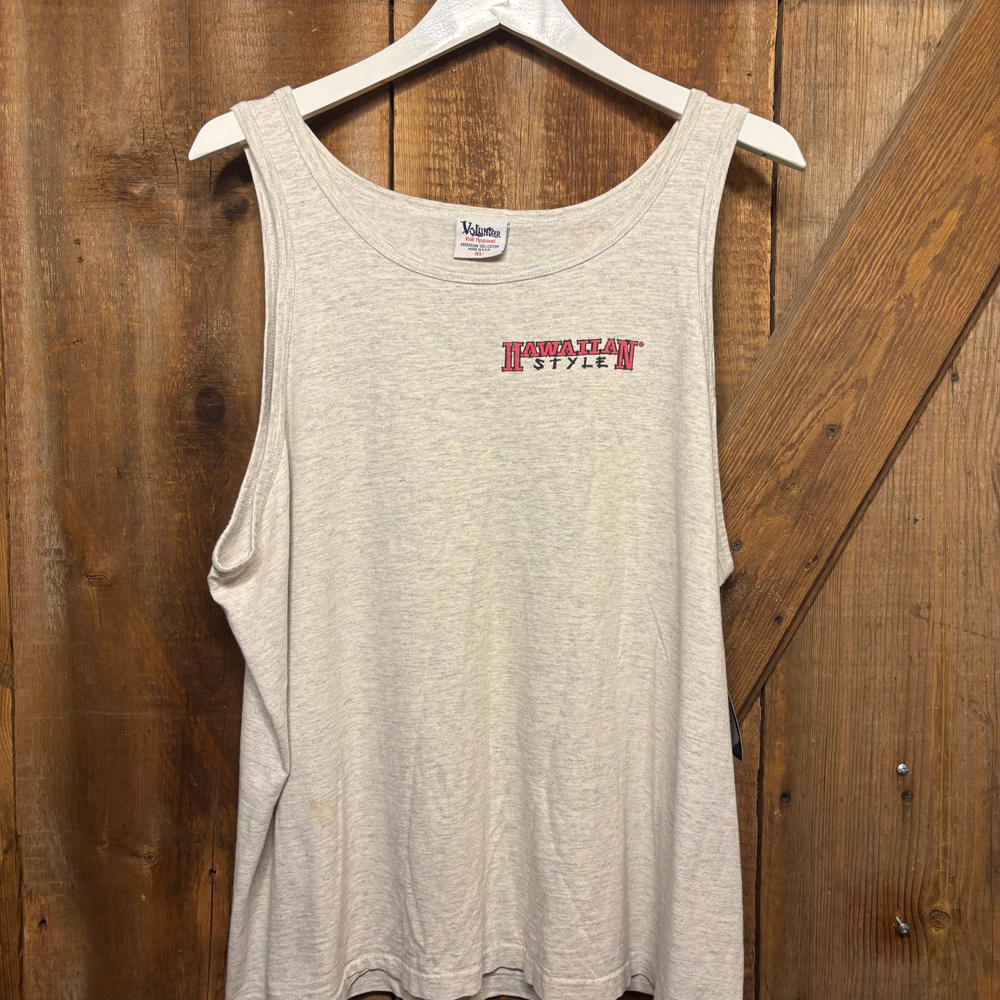 vtg Hawaiian Style Tank XL