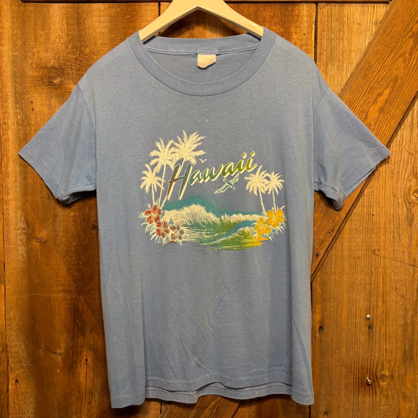 90's Hawaii Tee Blue