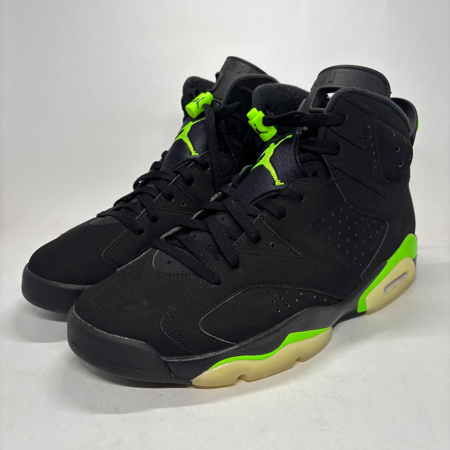 Jordan 6 Slime Green Used No Box