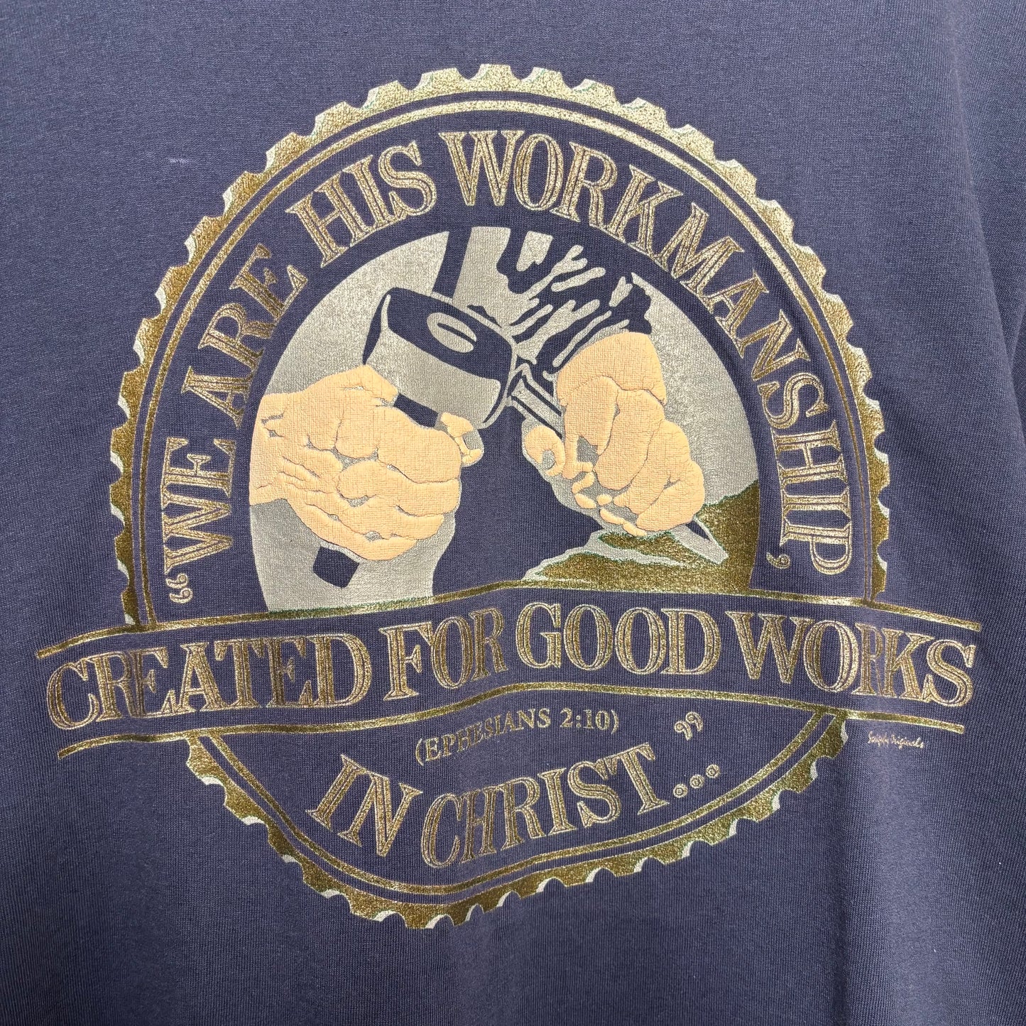 vtg Workmanship In Christ Tee L
