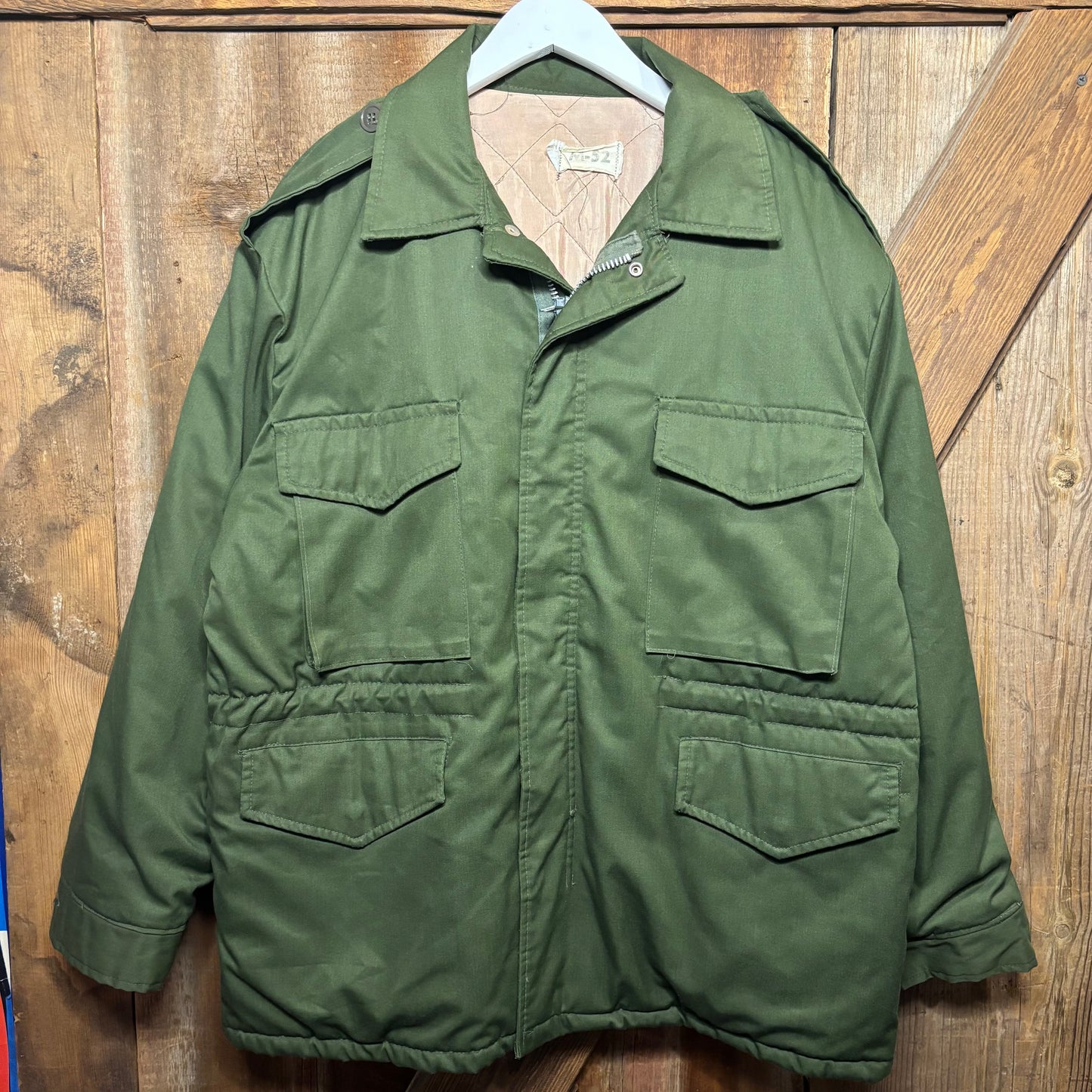 Vintage M-52 Olive Zip Coat