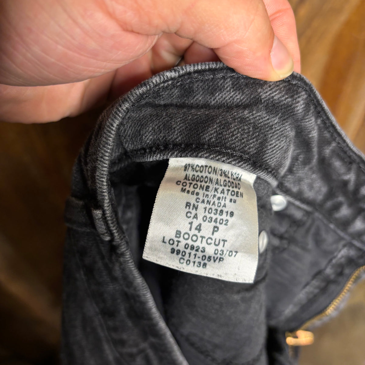 Harley Black Denim Pants