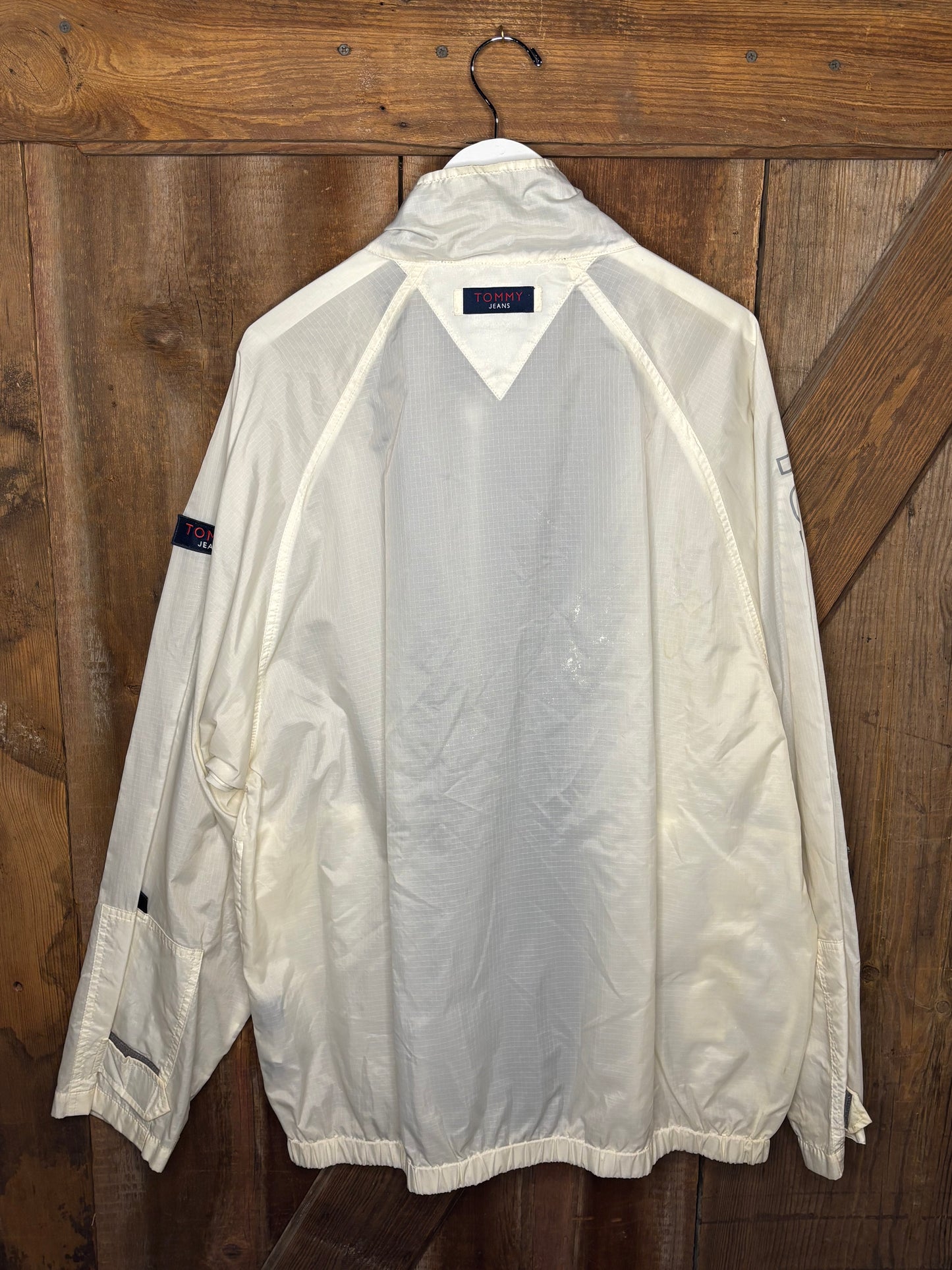 1990's Tommy Jeans White Windbreaker