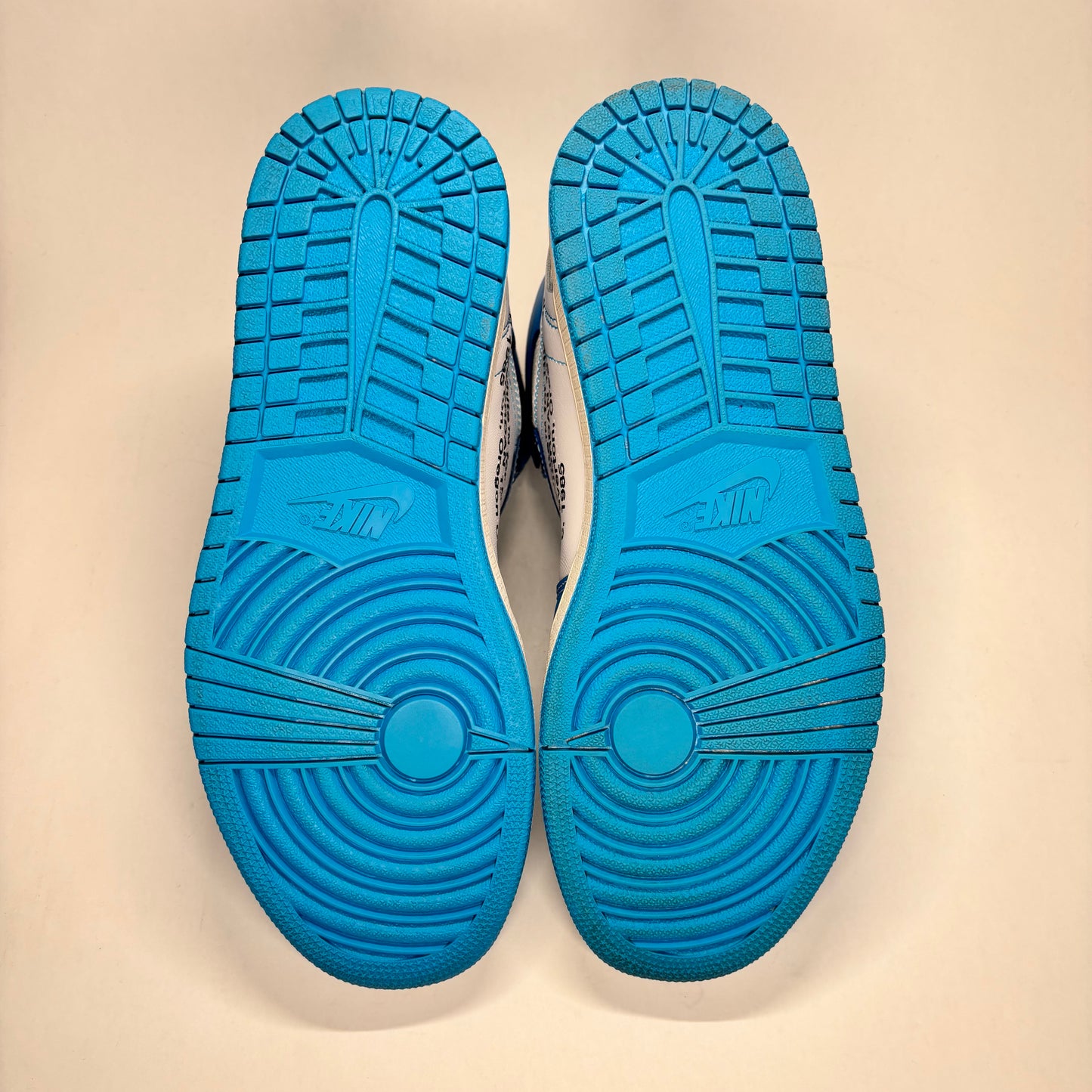 Jordan 1 Off-White UNC Used