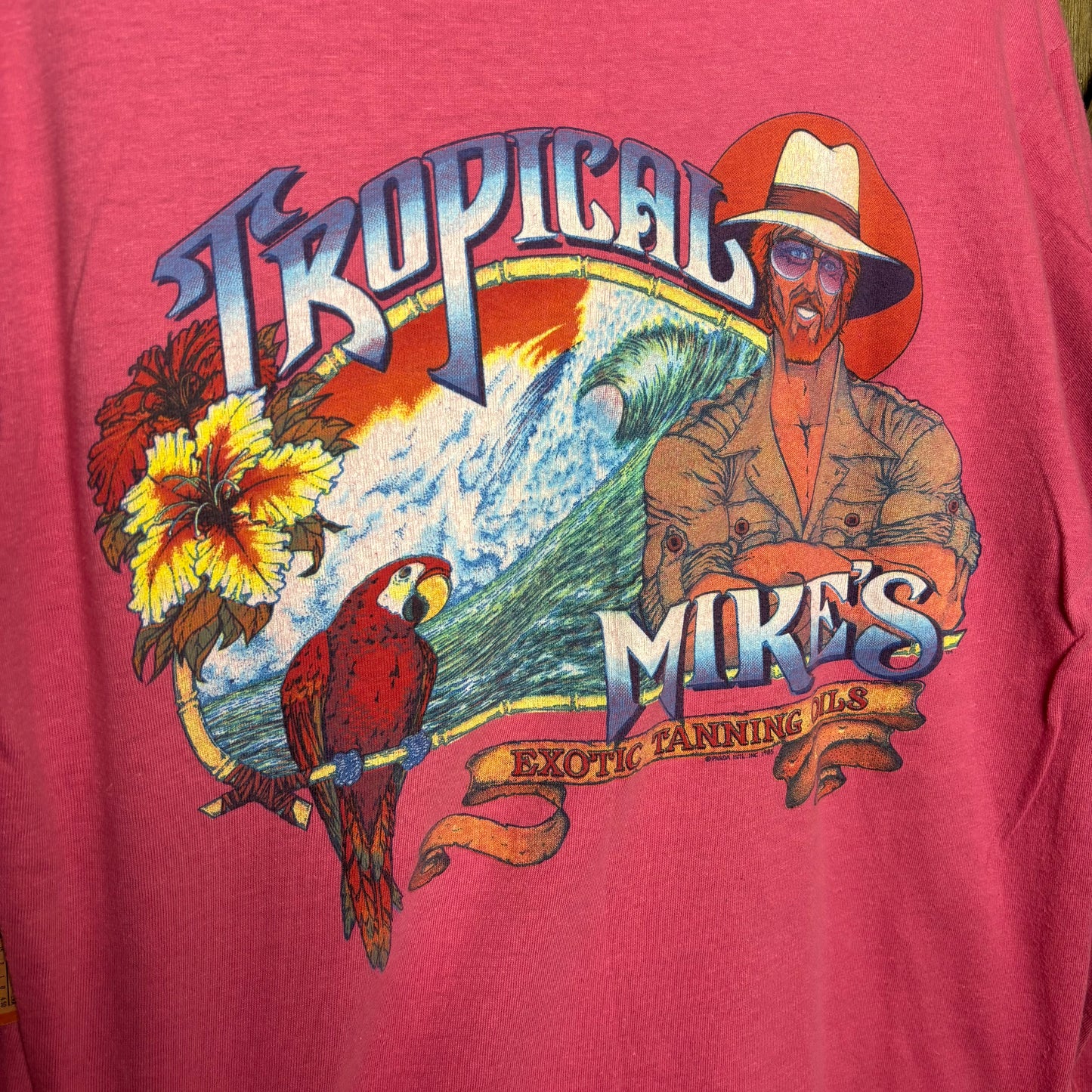 1983 Tropical Mikes Exotic Tanning Tee M