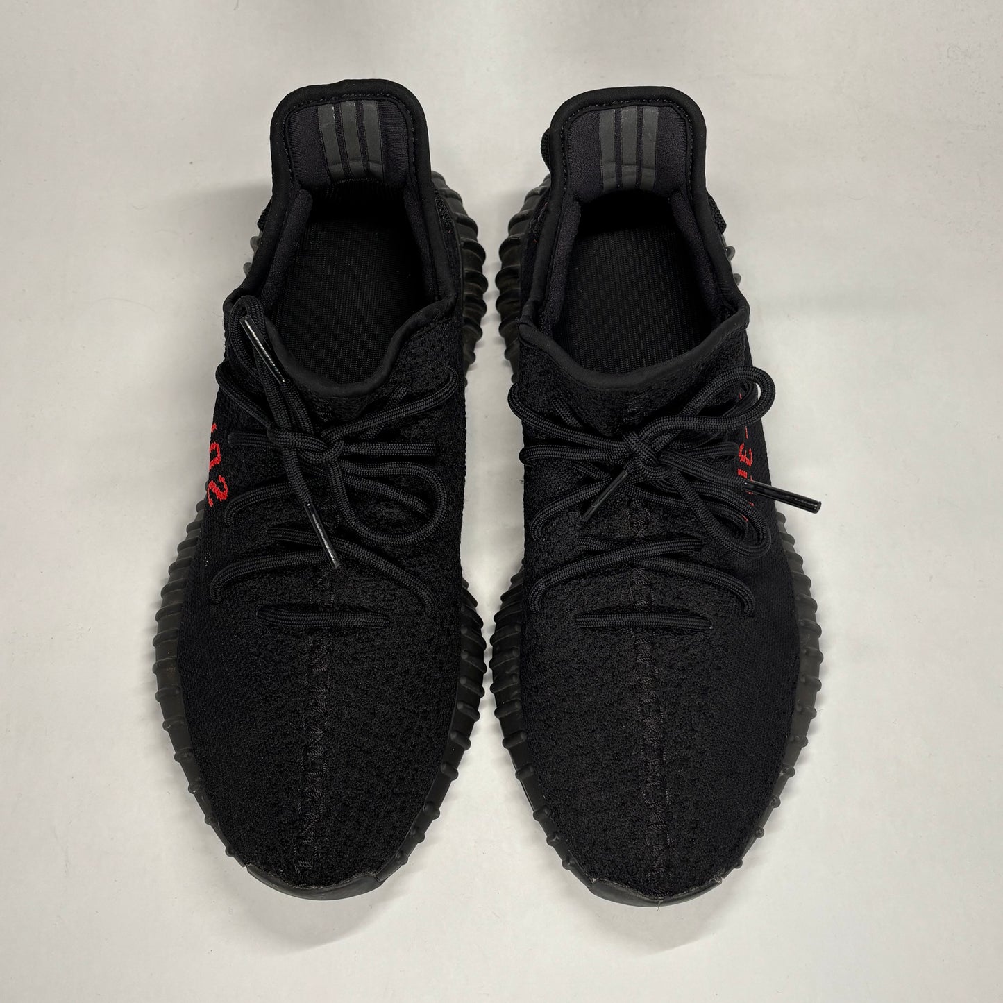 Yeezy 350 Black Red Used No Box